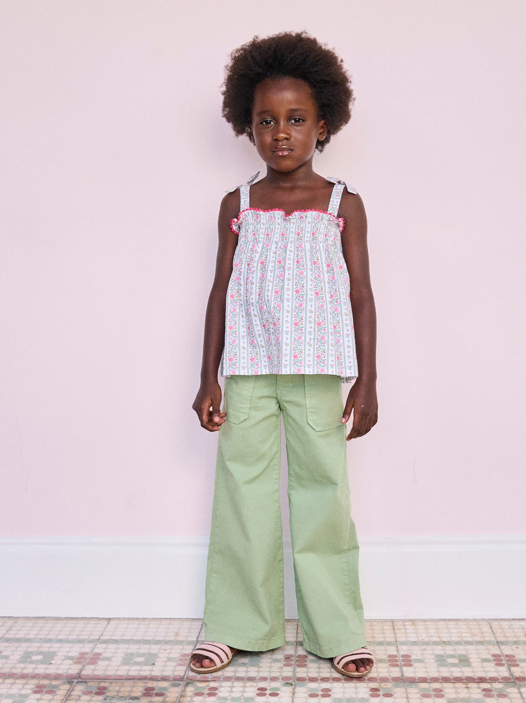 Jean ample Green Girl