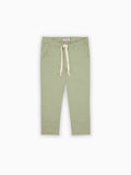 Pantalon en coton vert sauge pour garçon