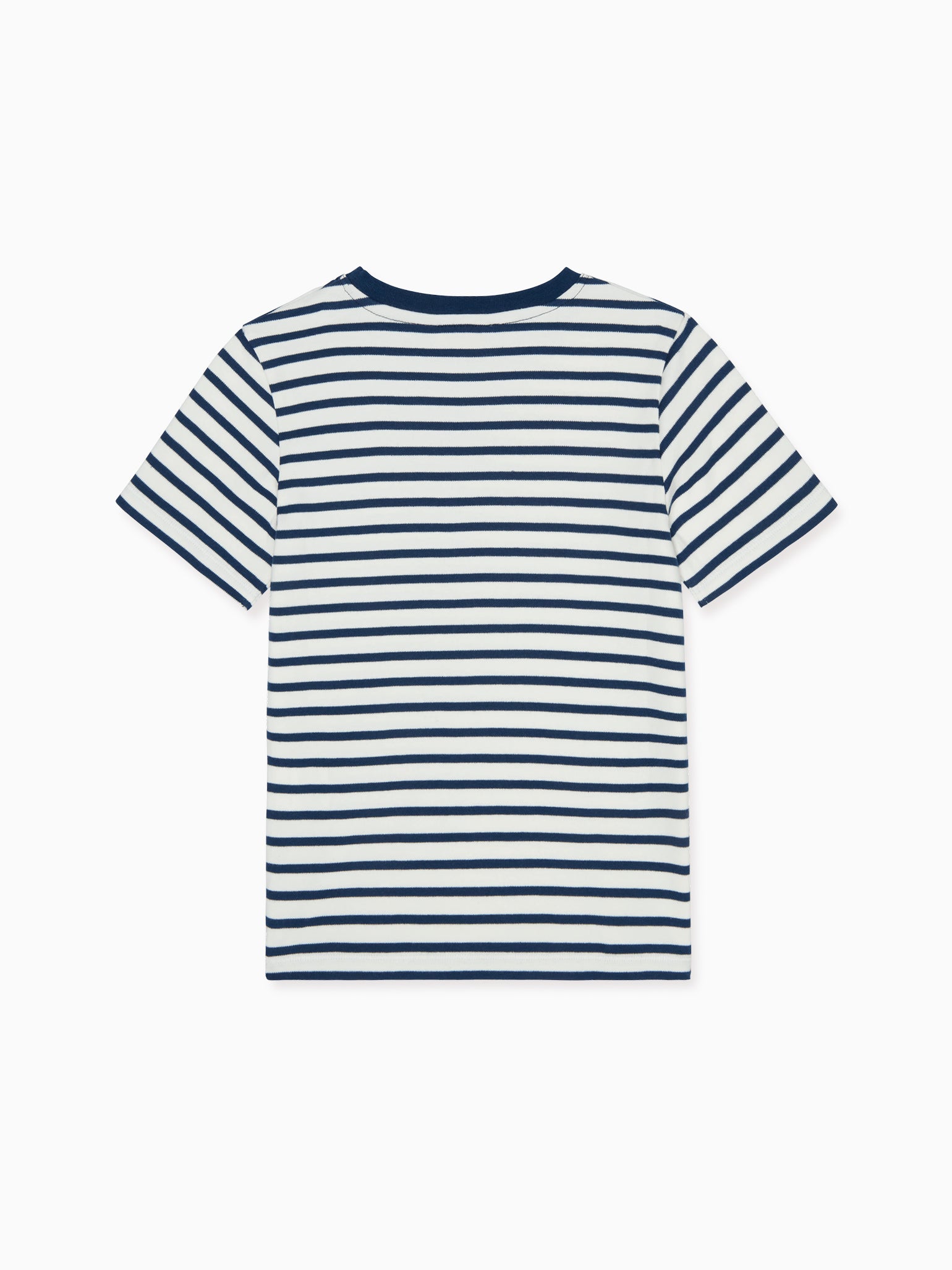 T-shirt en coton enfant rayé marine