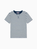 T-shirt en coton enfant rayé marine
