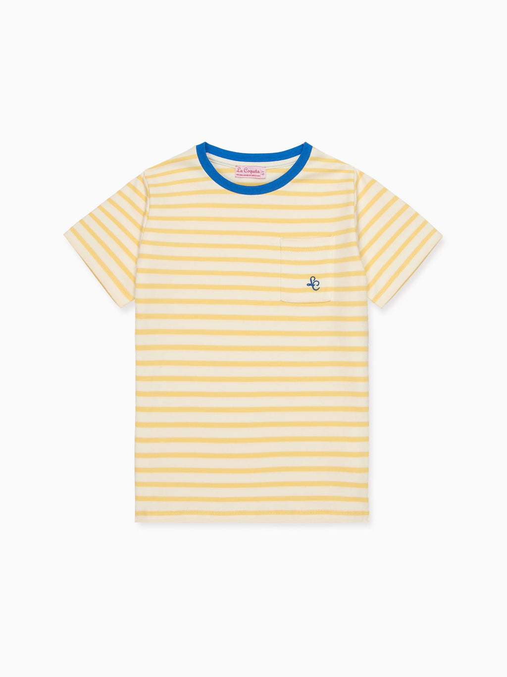 T-shirt à rayures jaunes pour enfants