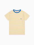 T-shirt à rayures jaunes pour enfants