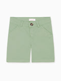 Shorts chino vert sauge pour garçon