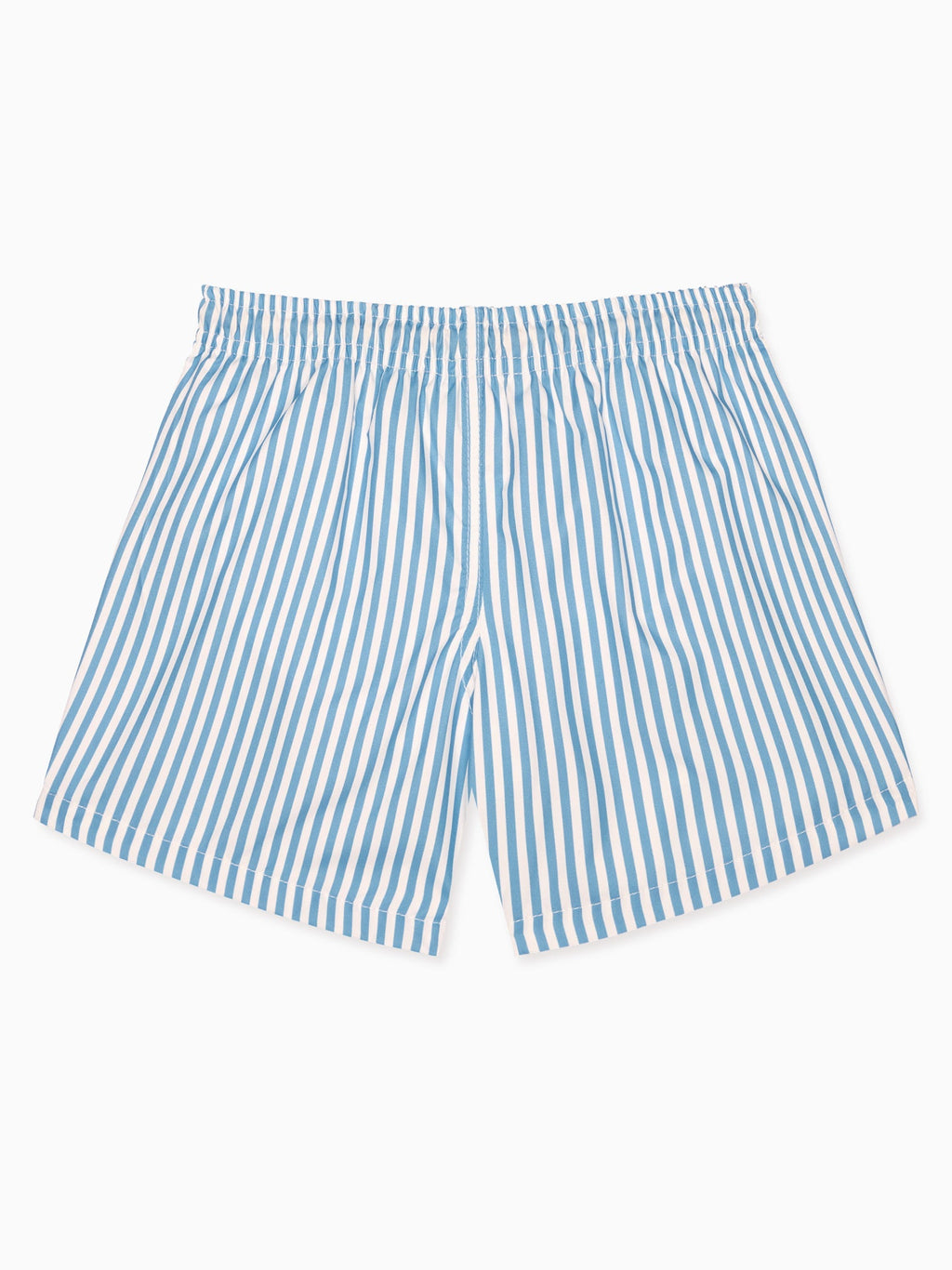 Short de bain garçon rayé bleu