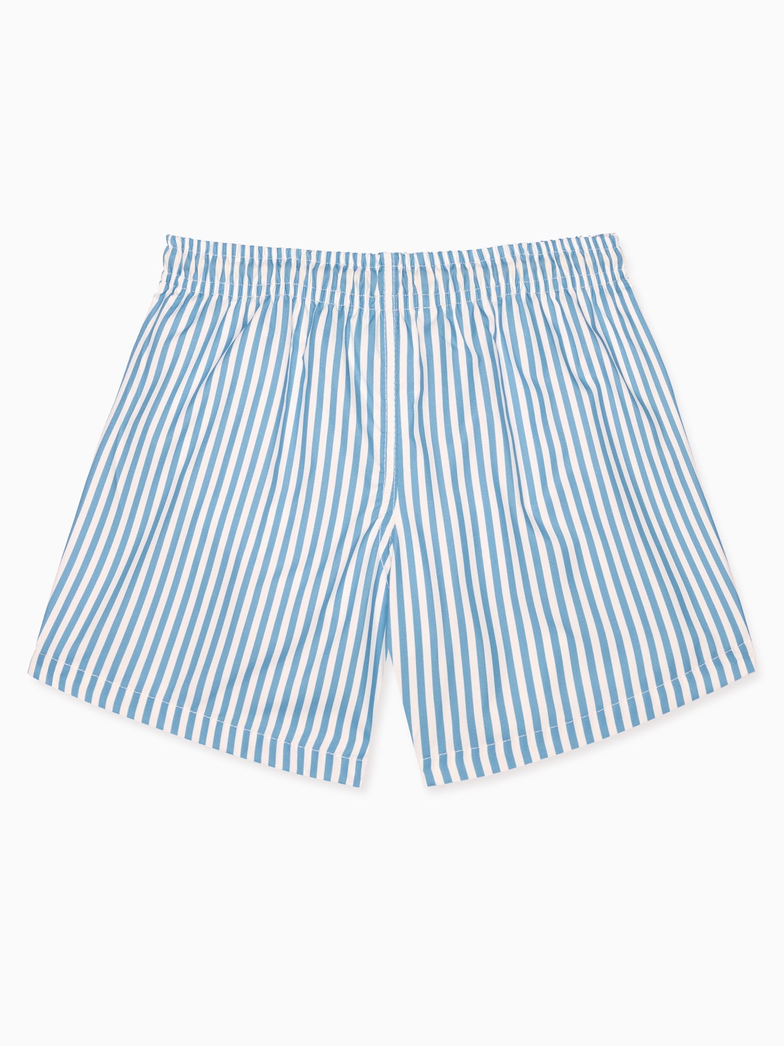 Short de bain garçon rayé bleu