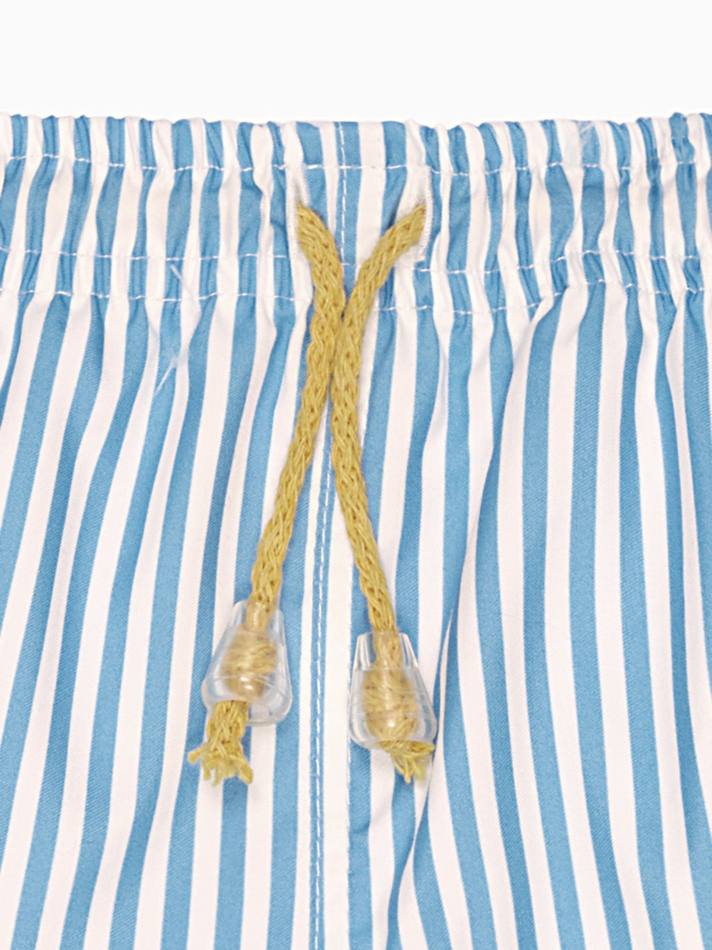 Short de bain garçon rayé bleu