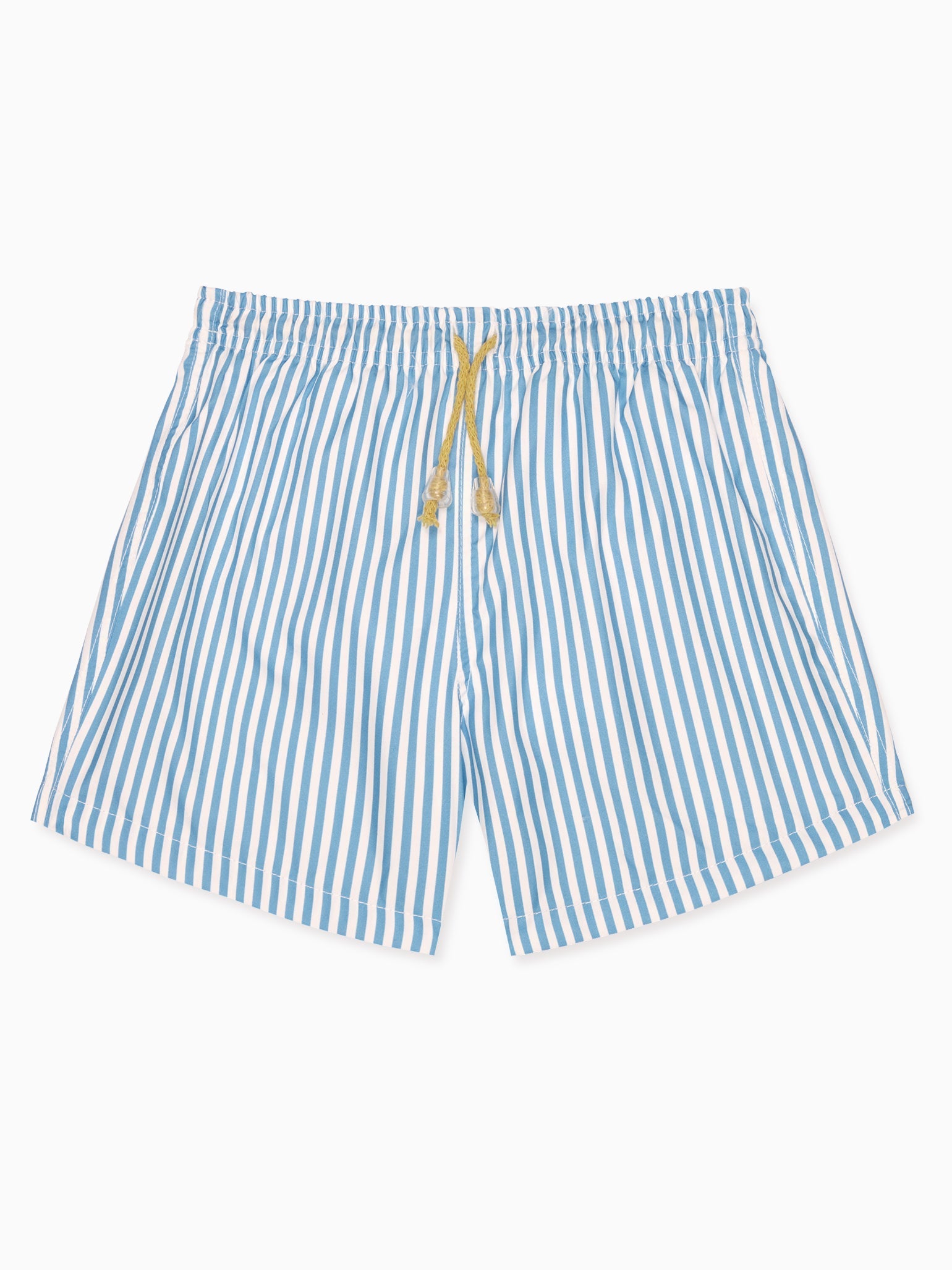 Short de bain garçon rayé bleu