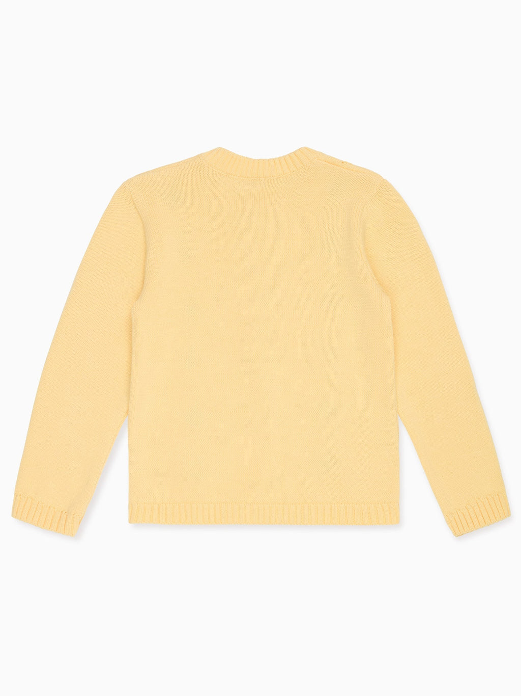 Gilet en coton citron pour fille