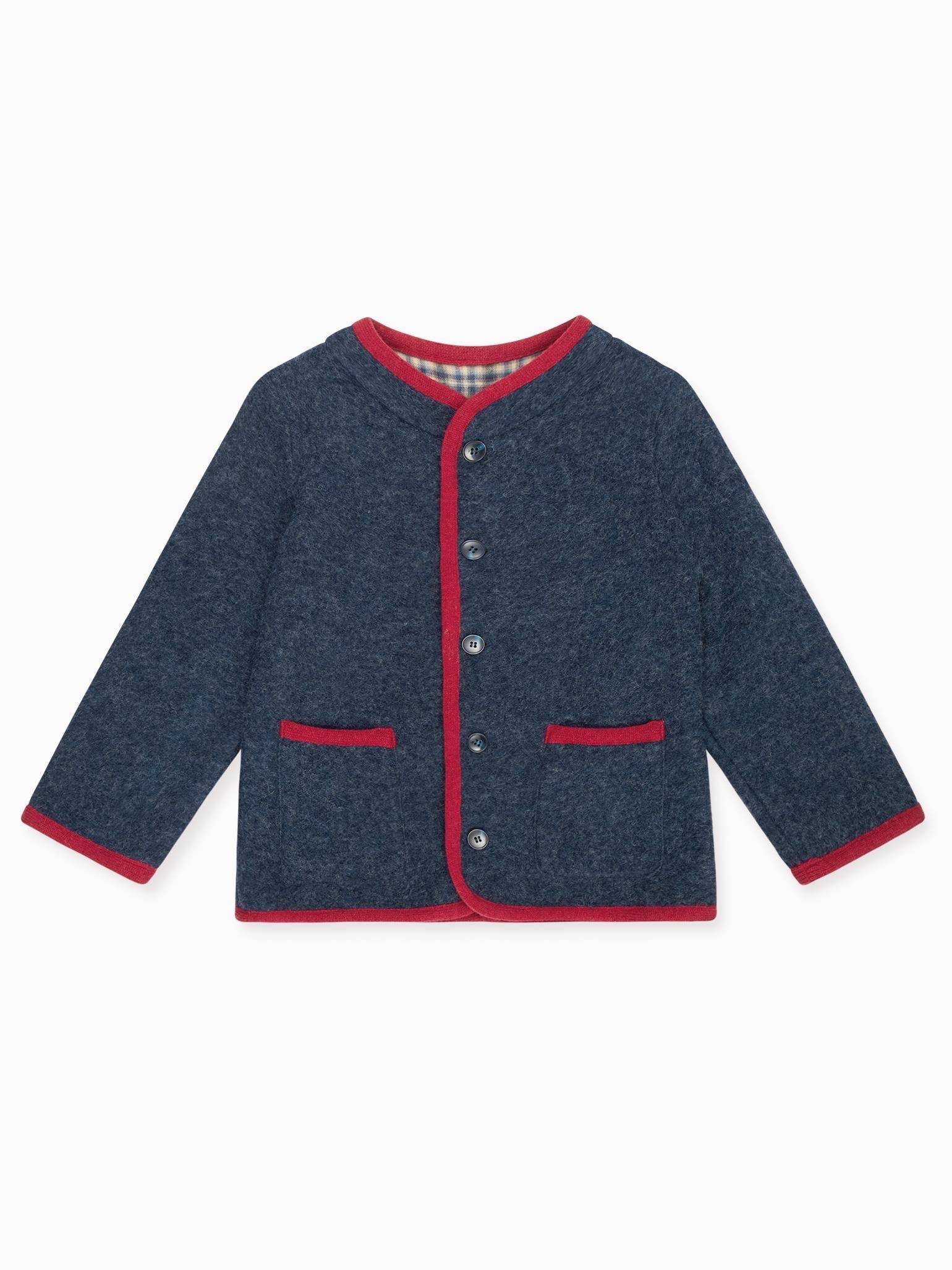 Blouson garçon marine