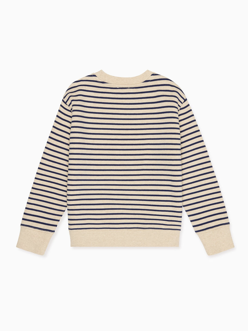 Sweat-shirt Enfant Rayé Bleu Marine