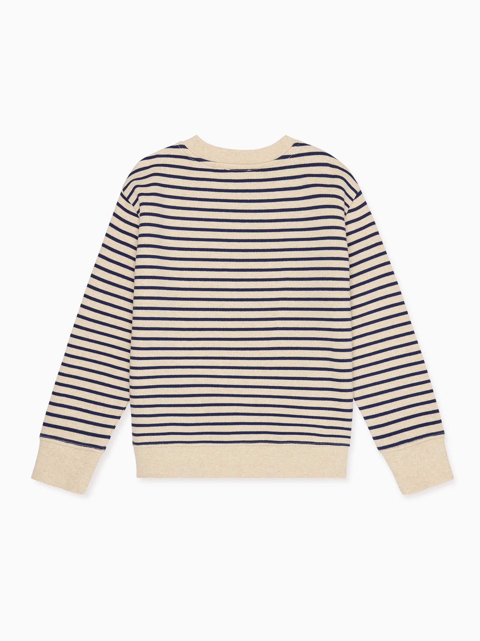 Sweat-shirt Enfant Rayé Bleu Marine