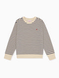 Sweat-shirt Enfant Rayé Bleu Marine