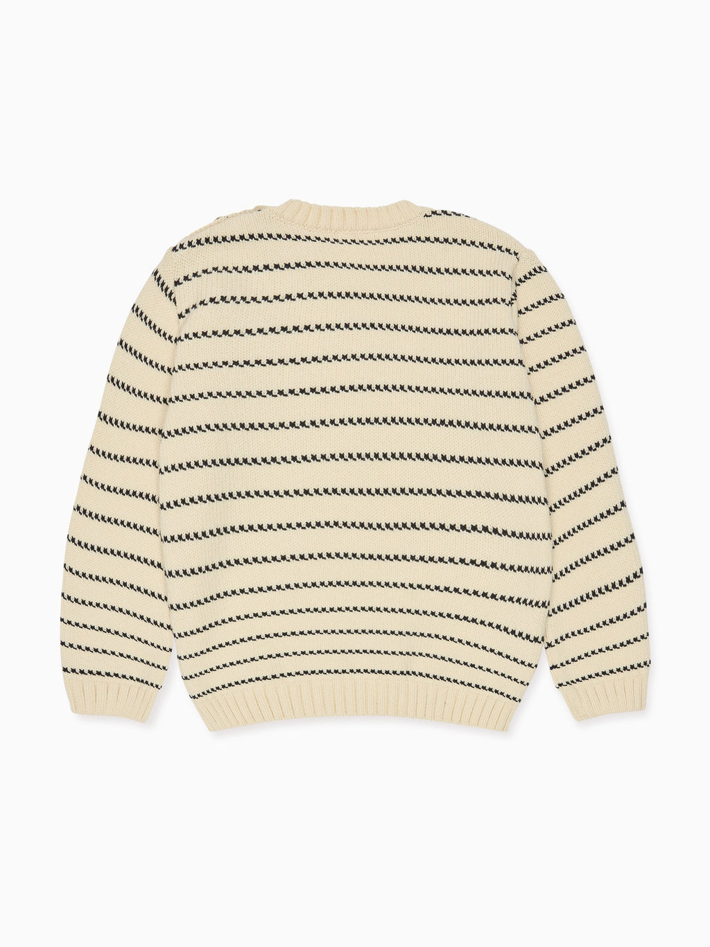 Pull en coton rayé marine pour garçon